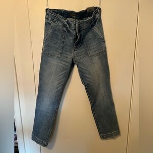 Ankle straight leg jeans